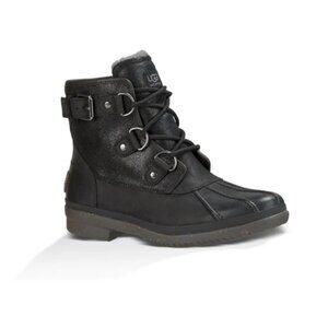 UGG Cecile Waterproof Black Duck Boots - DISCONTINUED